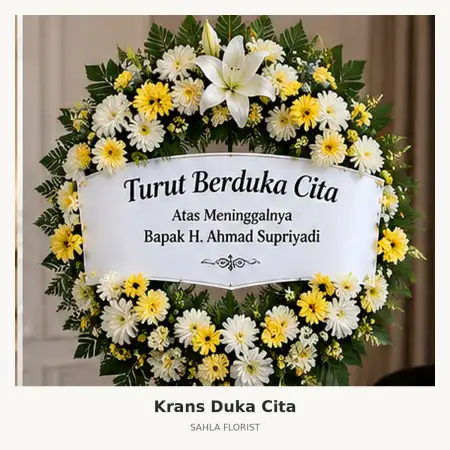 Krans Bunga Duka Gedangan Sidoarjo